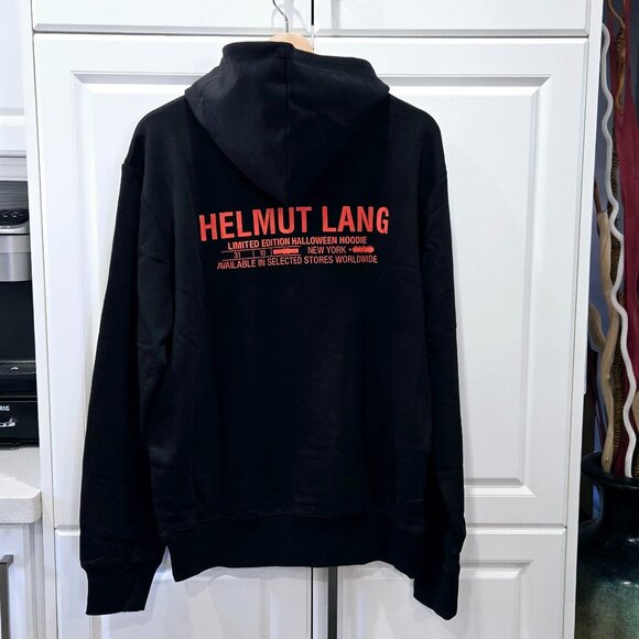 Helmut Lang Limited Edition Logo-Print Hooded Sweatshirt - Picture 6 of 10